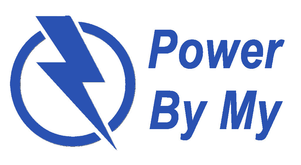 Logotipo da Power By My, empresa de projetos e tecnologia em geral